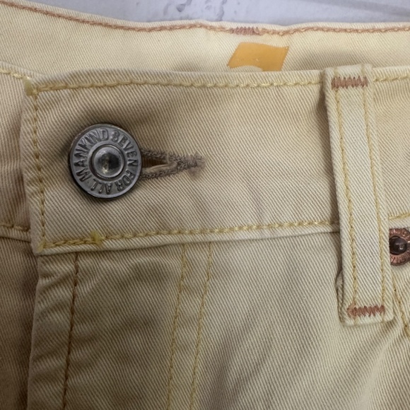 7 for All Mankind Yellow Chinos 31" waist 29" inseam Gently worn 100% cotton - Picture 2 of 4